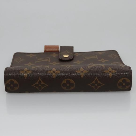 LOUIS VUITTON Monogram Agenda MM Day Planner Cover R20105 LV Auth BD008 - Picture 4 of 16